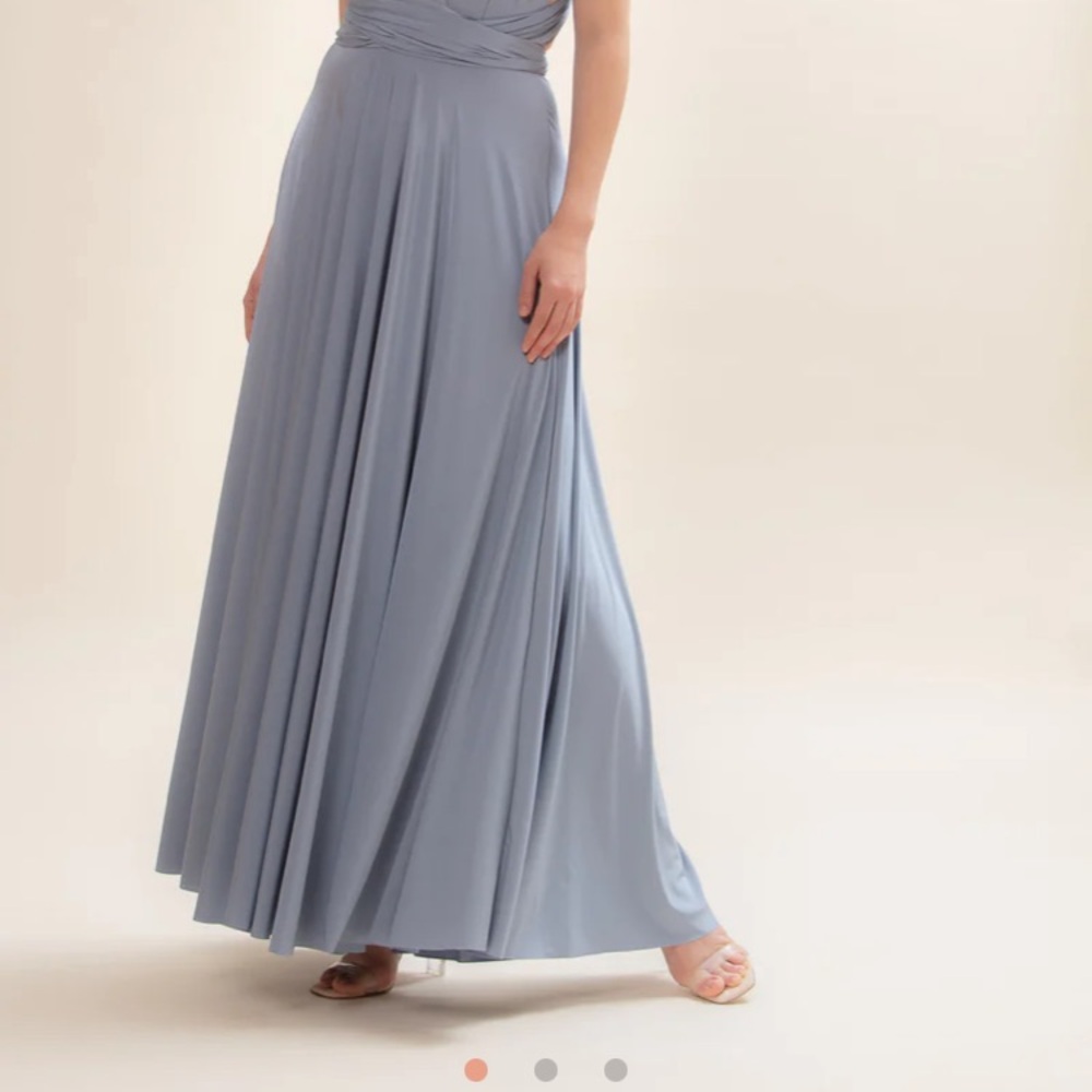 Twobirds New York Classic Ballgown Dusty Blue